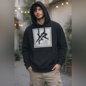 Young & Reckless Charcoal Hoodie for Men
